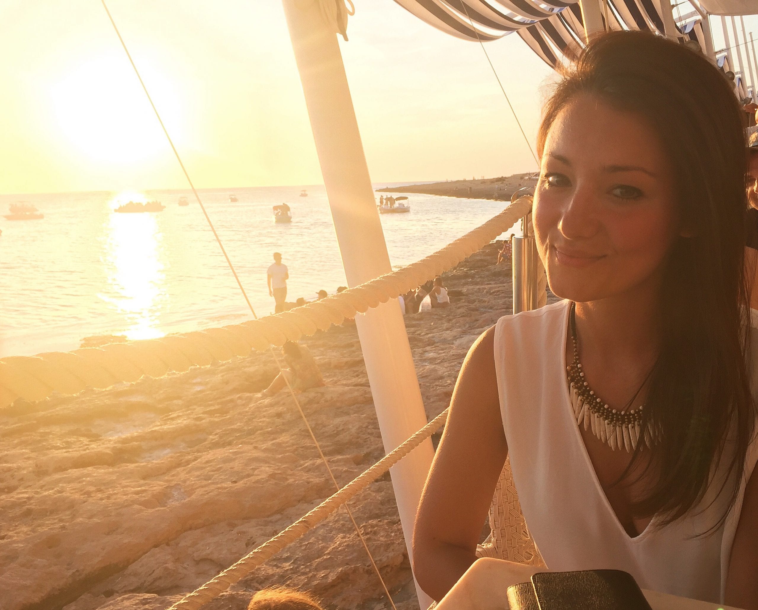 Sunset at Cafe del Mar Ibiza