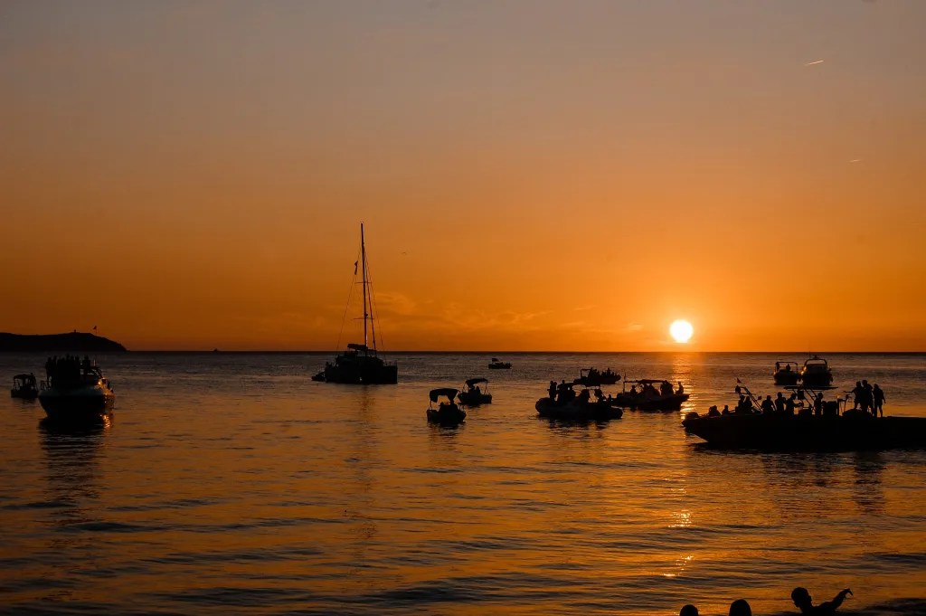 Sonnenuntergang Cafe del Mar Sant Antony